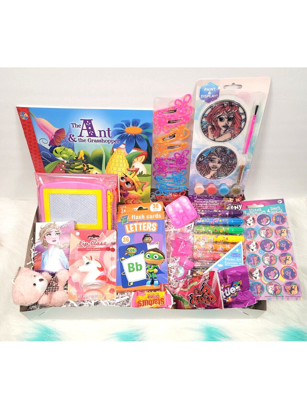 New Girls Gift Box with Books, Toys, and Activities